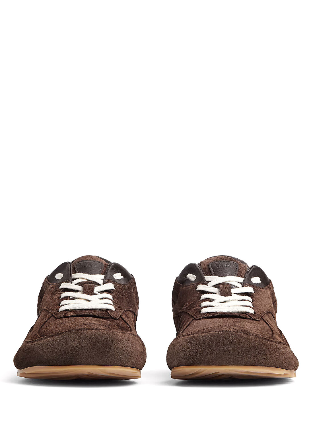 Bottega Veneta Kahverengi Erkek Süet Sneaker görsel 2