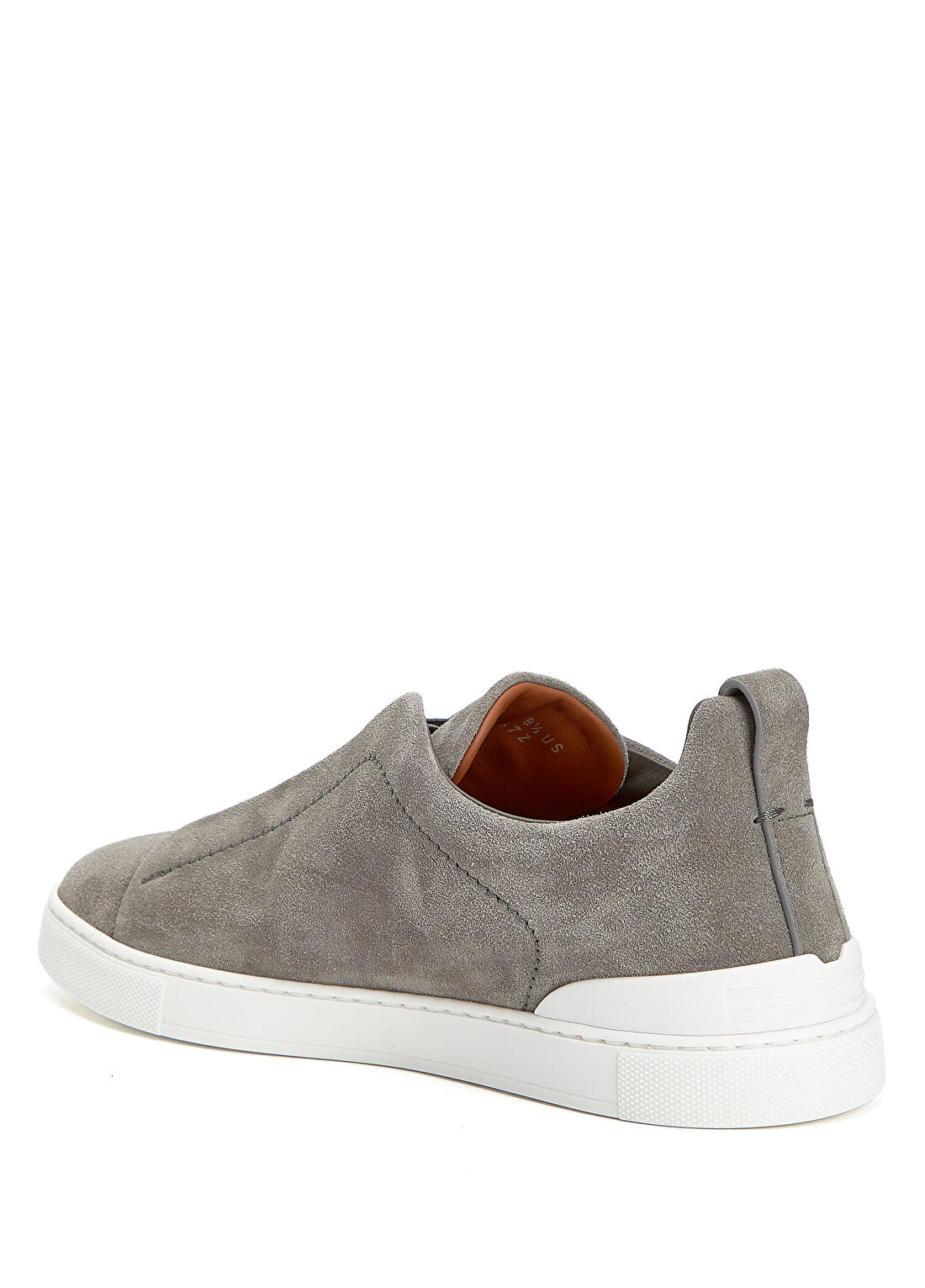 Zegna Gri Erkek Süet Sneaker görsel 3