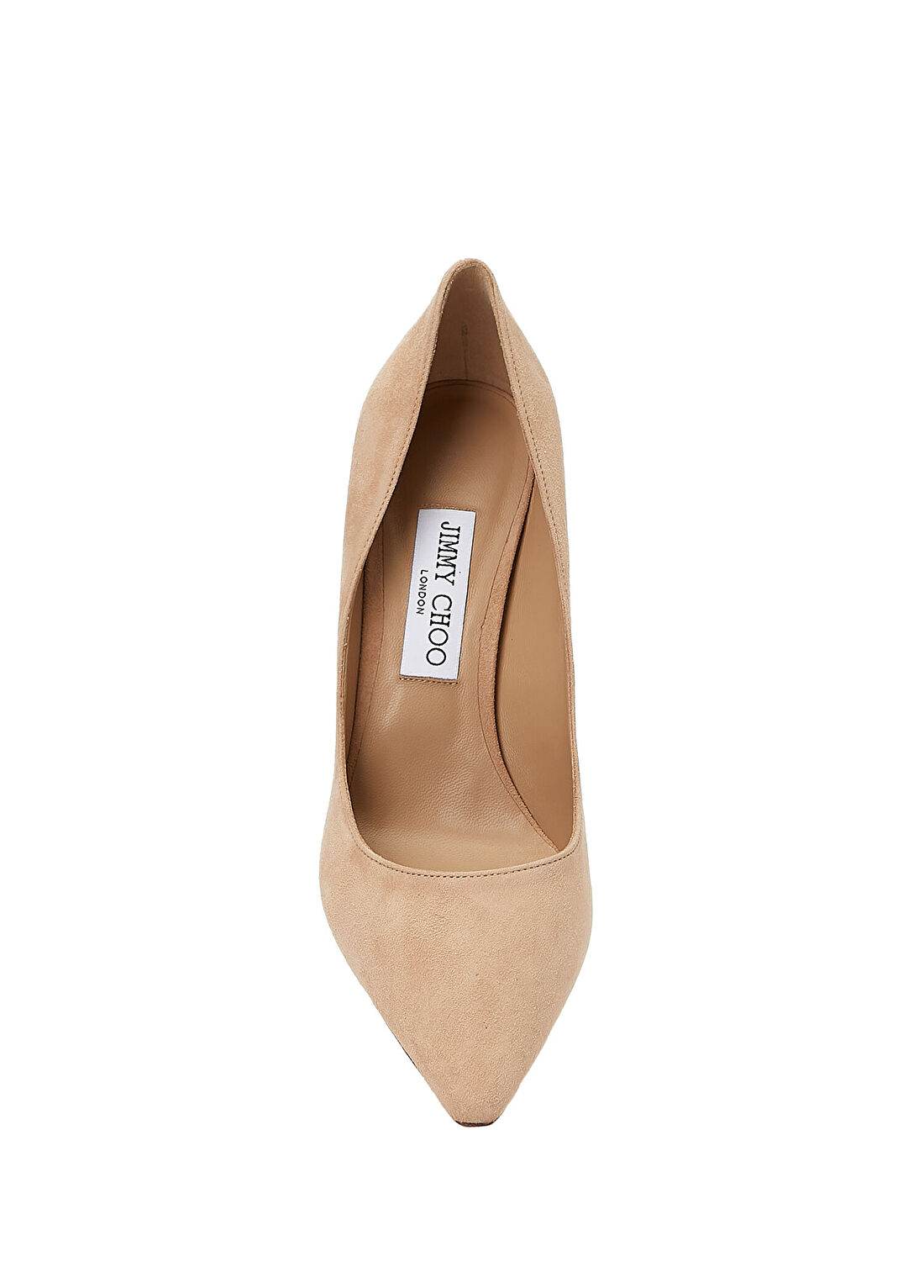 Jimmy Choo Romy Bej Deri Stiletto görsel 4