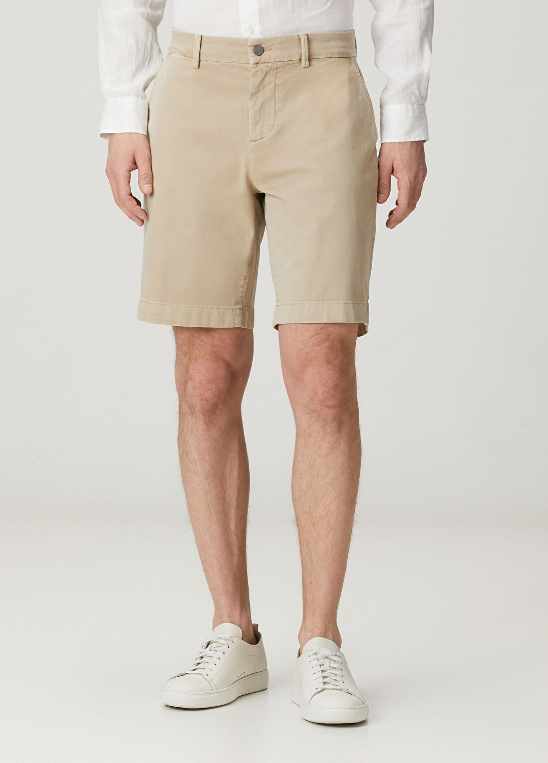 7 For All Mankind Bej Bermuda görsel 2