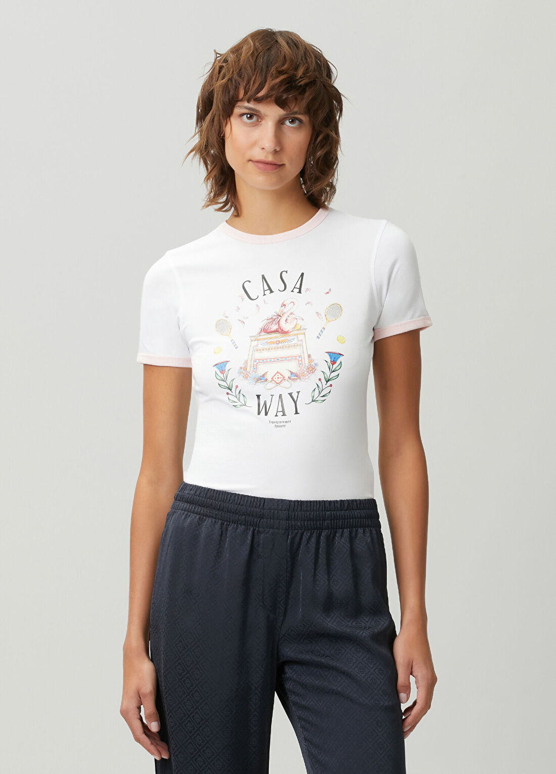Casablanca Beyaz T-shirt