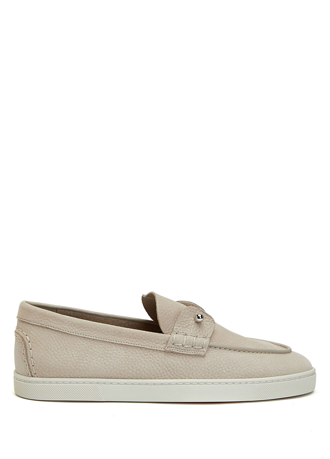 Christian Louboutin Chambeliboat Bej Erkek Süet Loafer