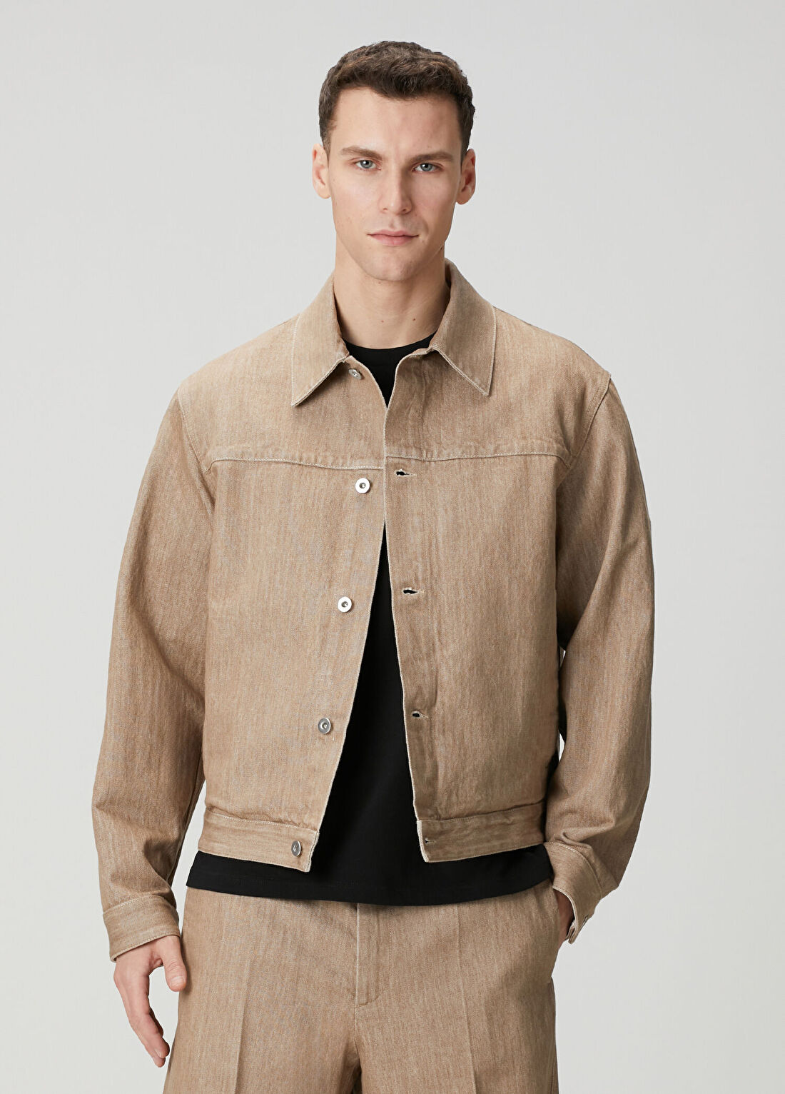 Jil Sander Taba Denim Ceket