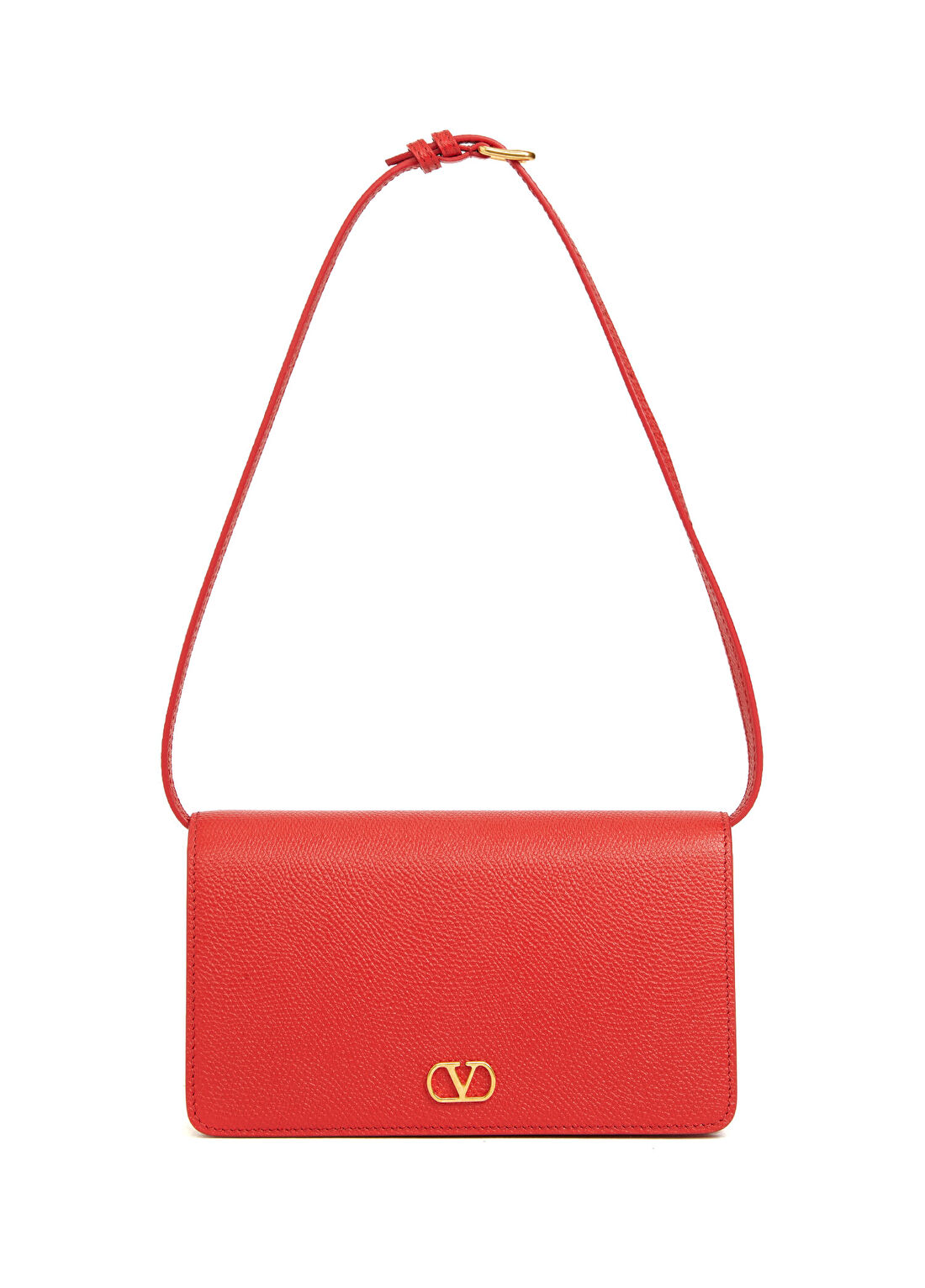 Valentino Garavani Mini VLogo Signature Kırmızı Kadın Deri Çanta