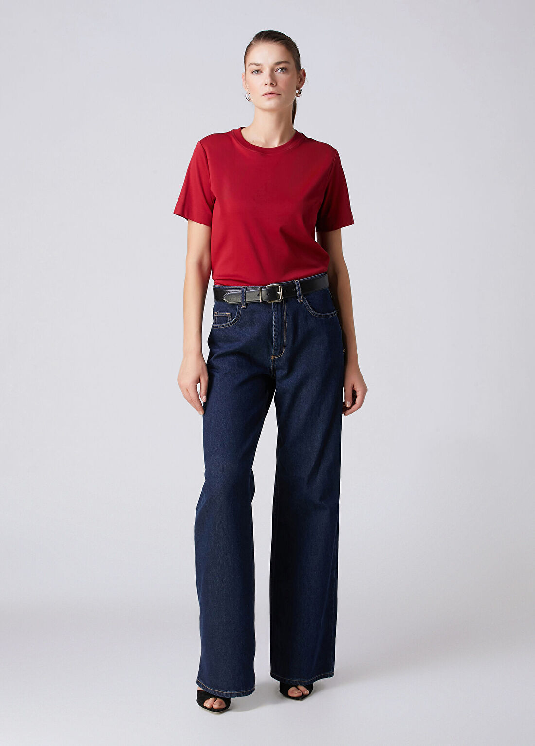 Beymen Collection Vişne T-shirt görsel 3