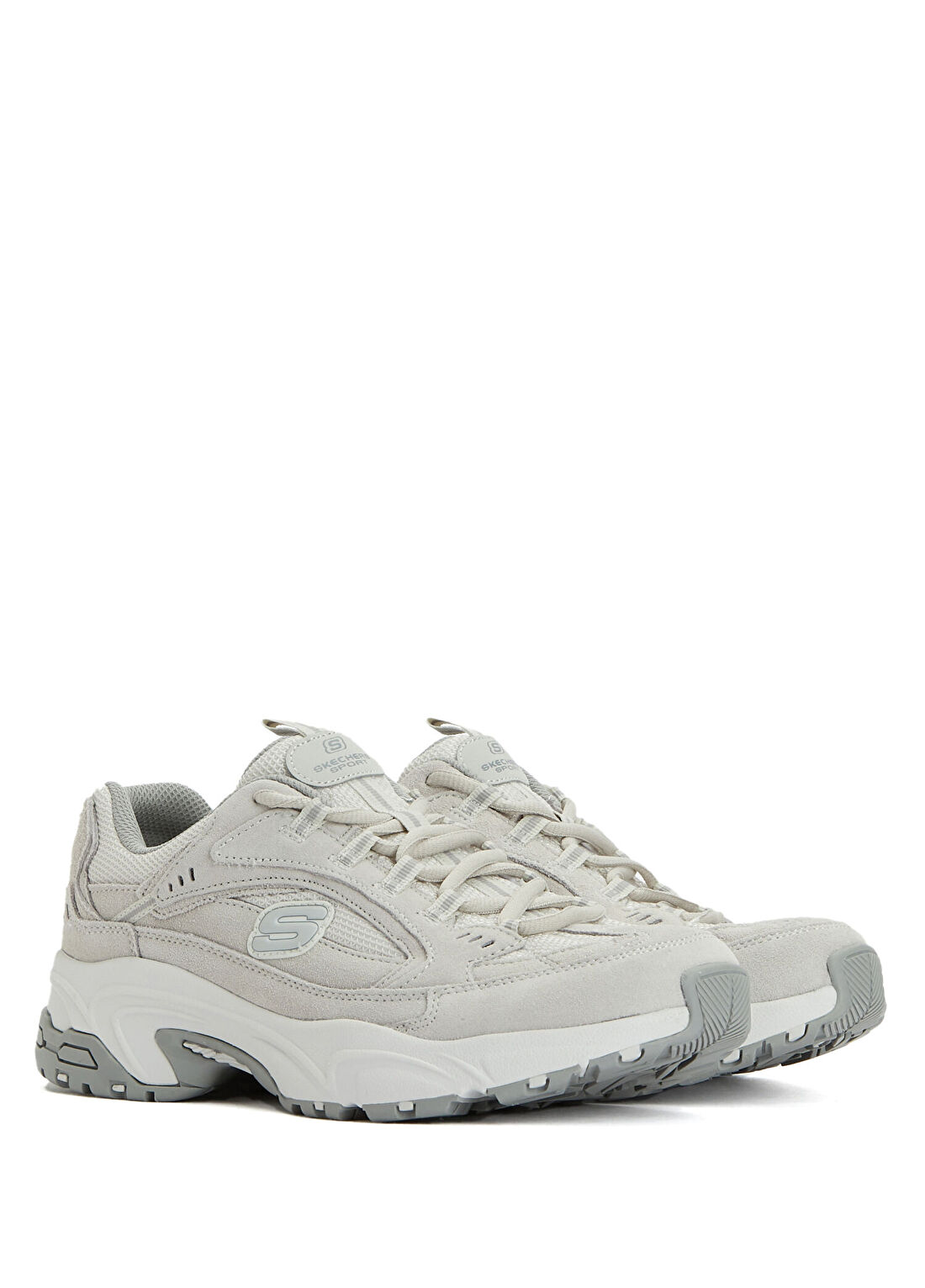 Skechers Stamina Gri Kadın Deri Sneaker görsel 2