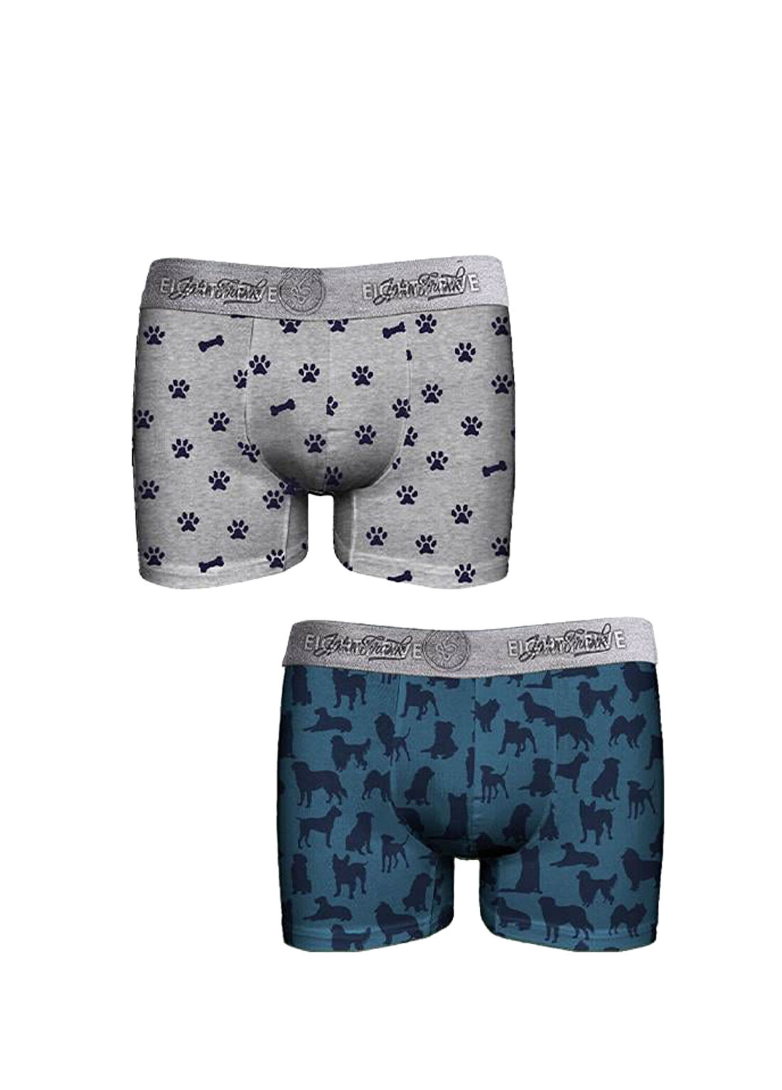 John Frank Çok Renkli 2li Boxer