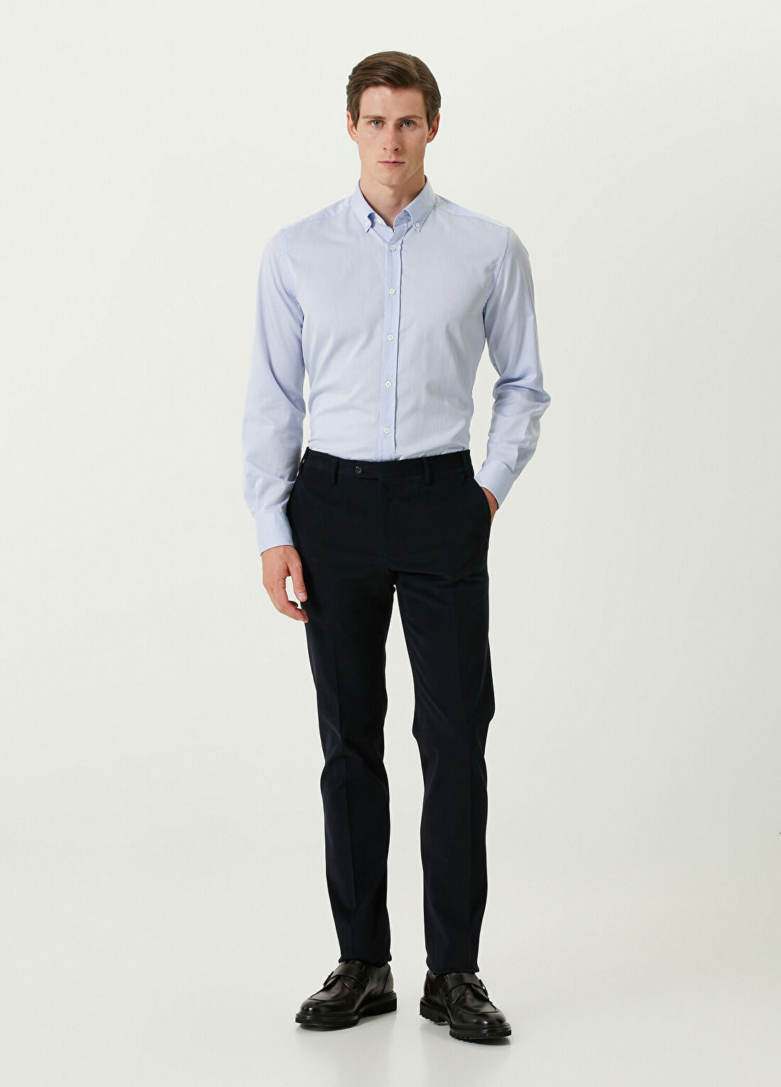 Corneliani Regular Fit Lacivert Pantolon