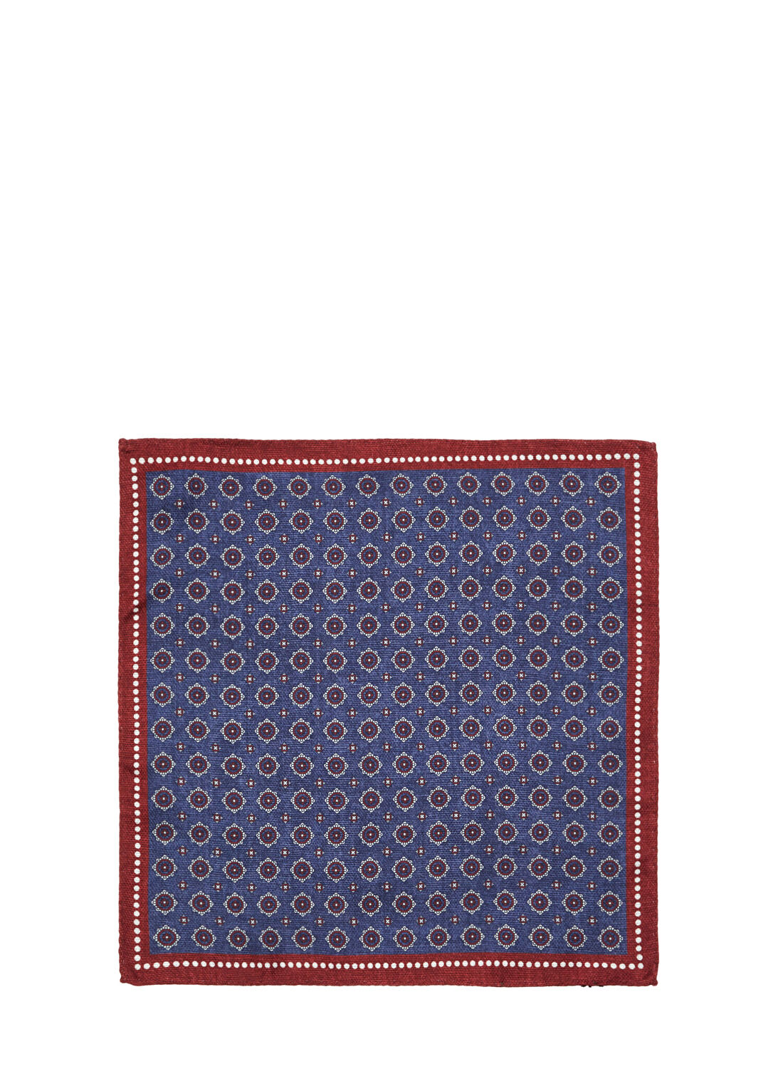 Beymen Collection Mavi Desenli İpek Poşet Mendil