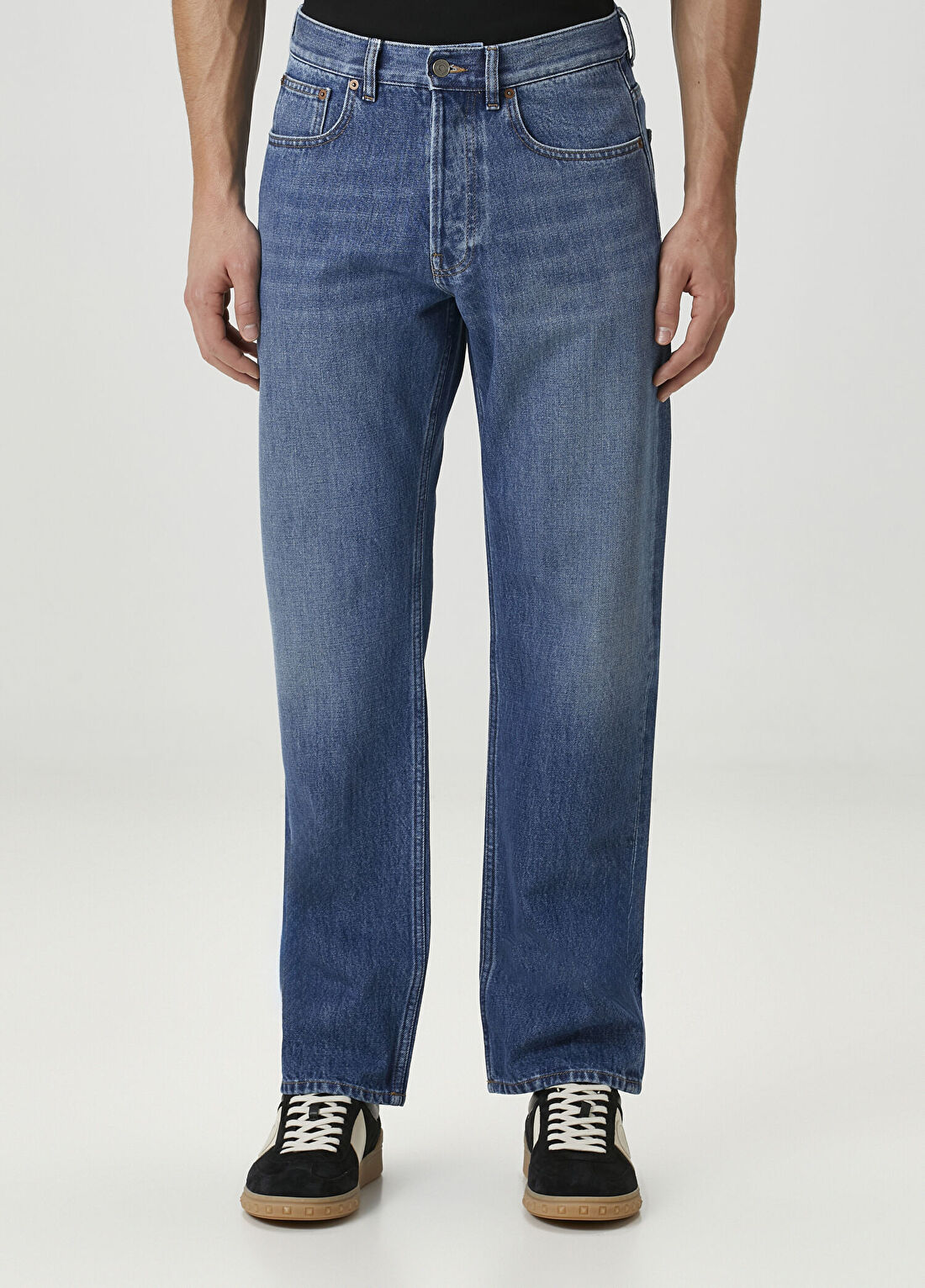 Valentino Mavi Jean Pantolon görsel 2