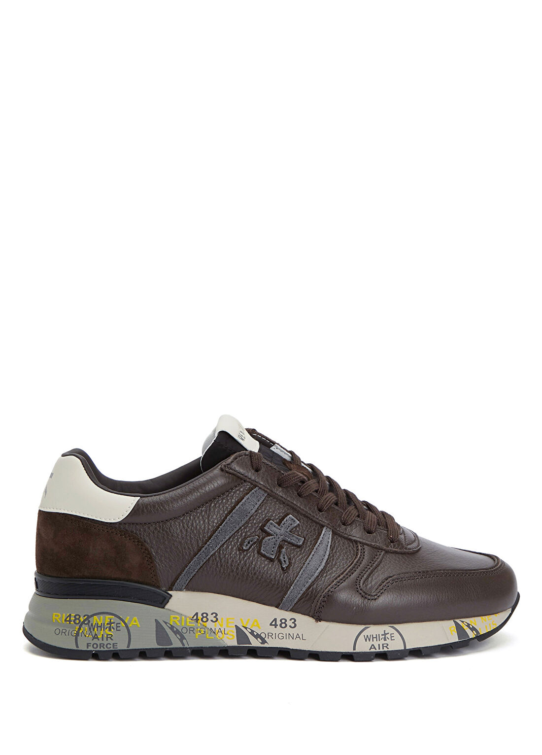 Premiata Lander Kahverengi Erkek Deri Sneaker