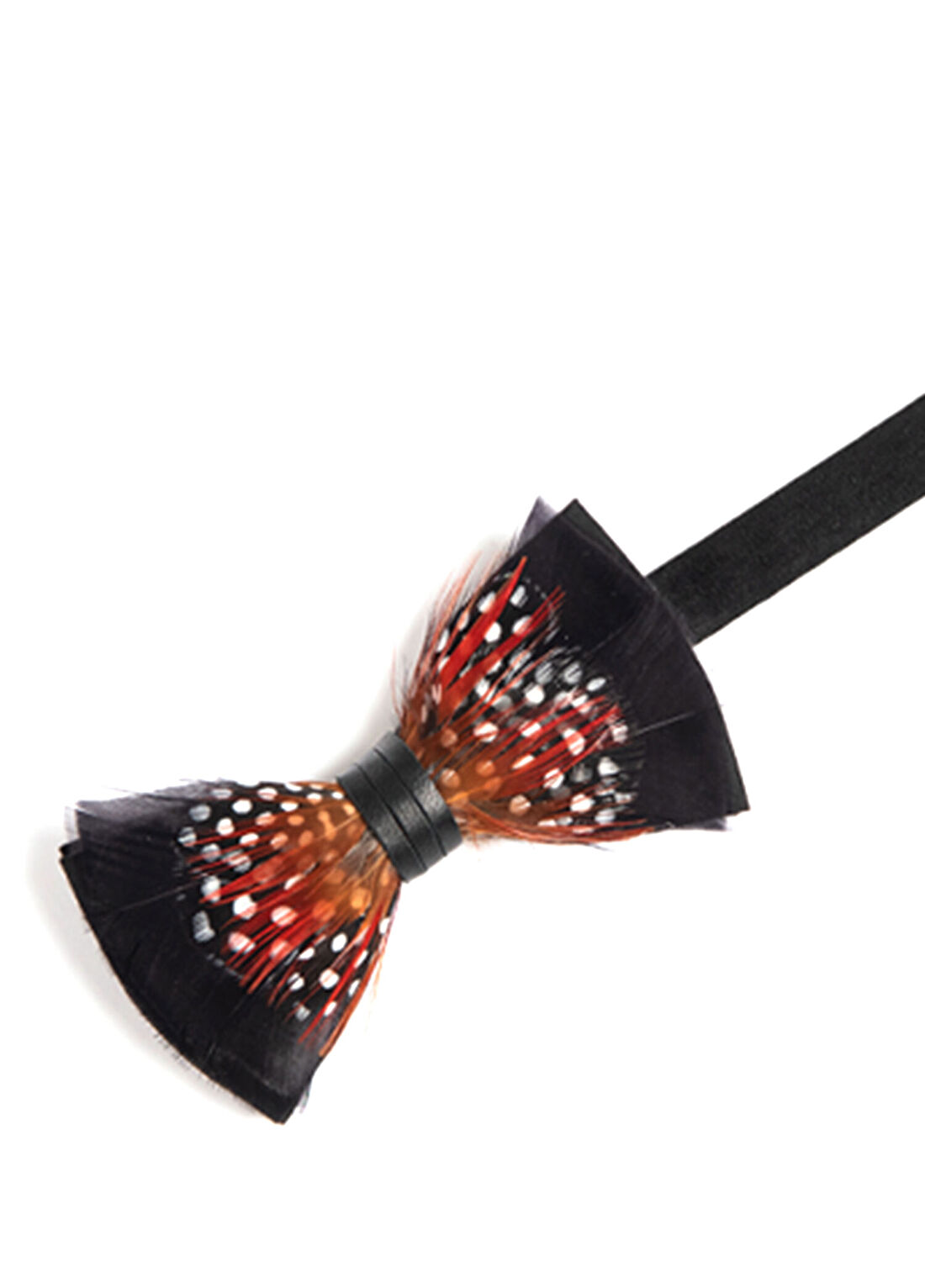 genius-bowtie Copernicus Siyah Süet Papyon görsel 3