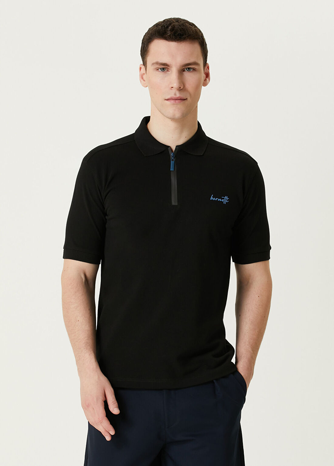 Bernotti Siyah Polo T-shirt