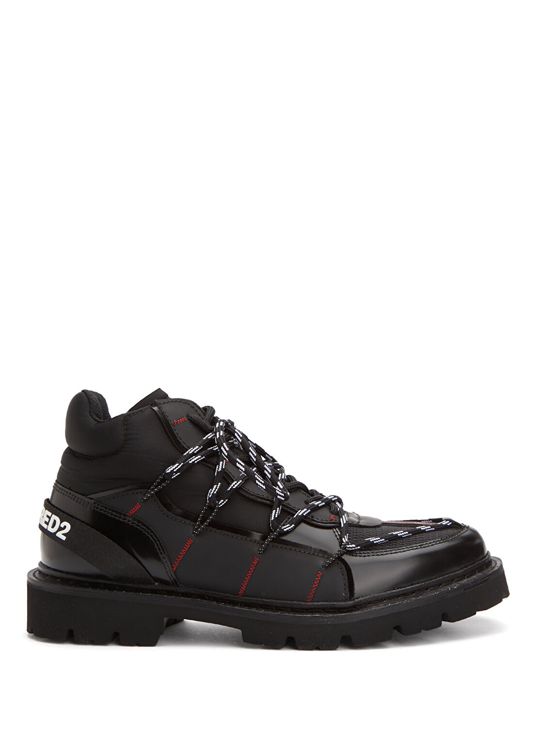 Dsquared2 Skiers Siyah Erkek Deri Bot