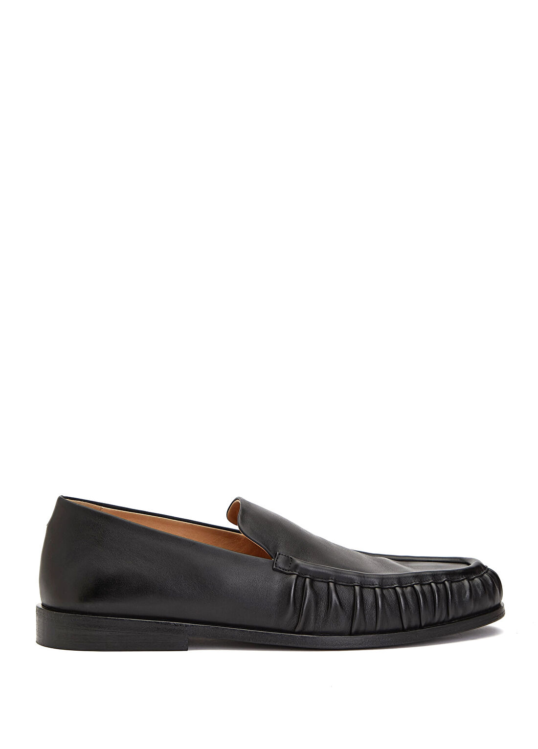 Marsell Siyah Kadın Deri Loafer