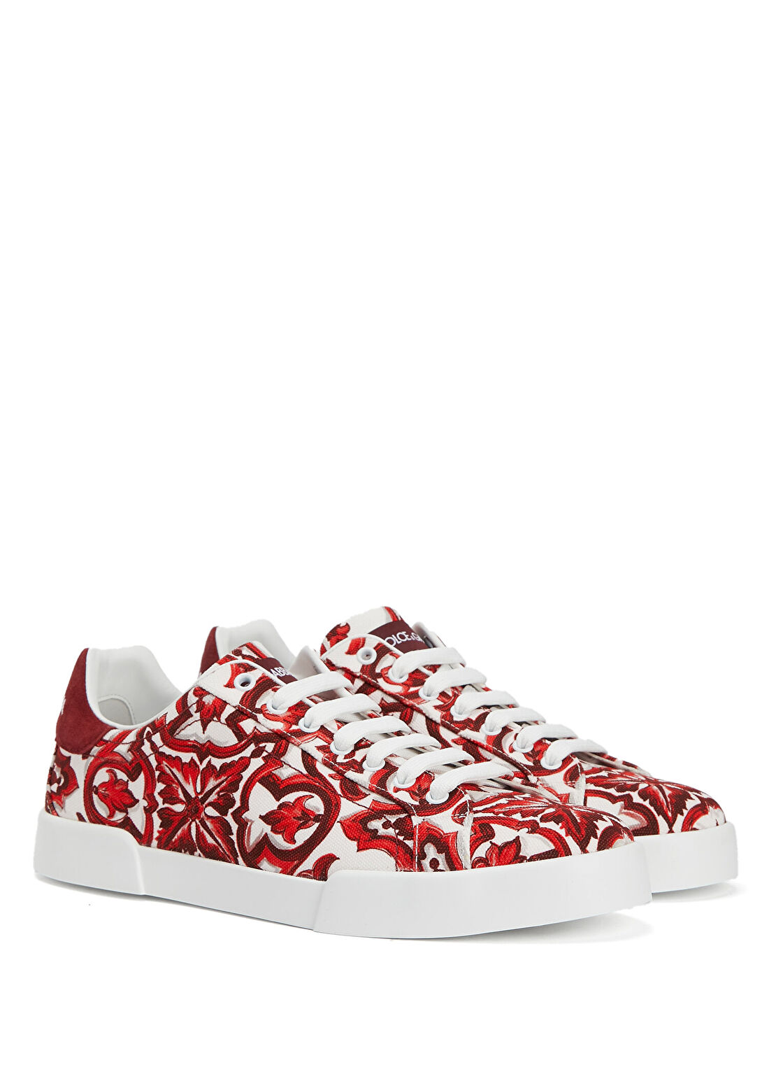 Dolce&Gabbana Majolica Kırmızı Erkek Sneaker görsel 2