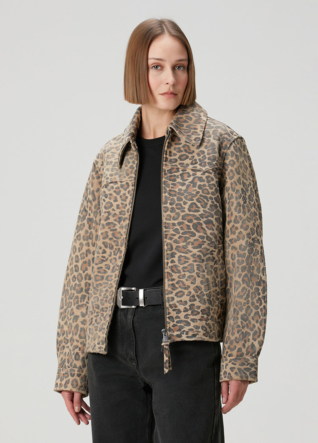 AllSaints Dellcot Leopar Desenli Ceket