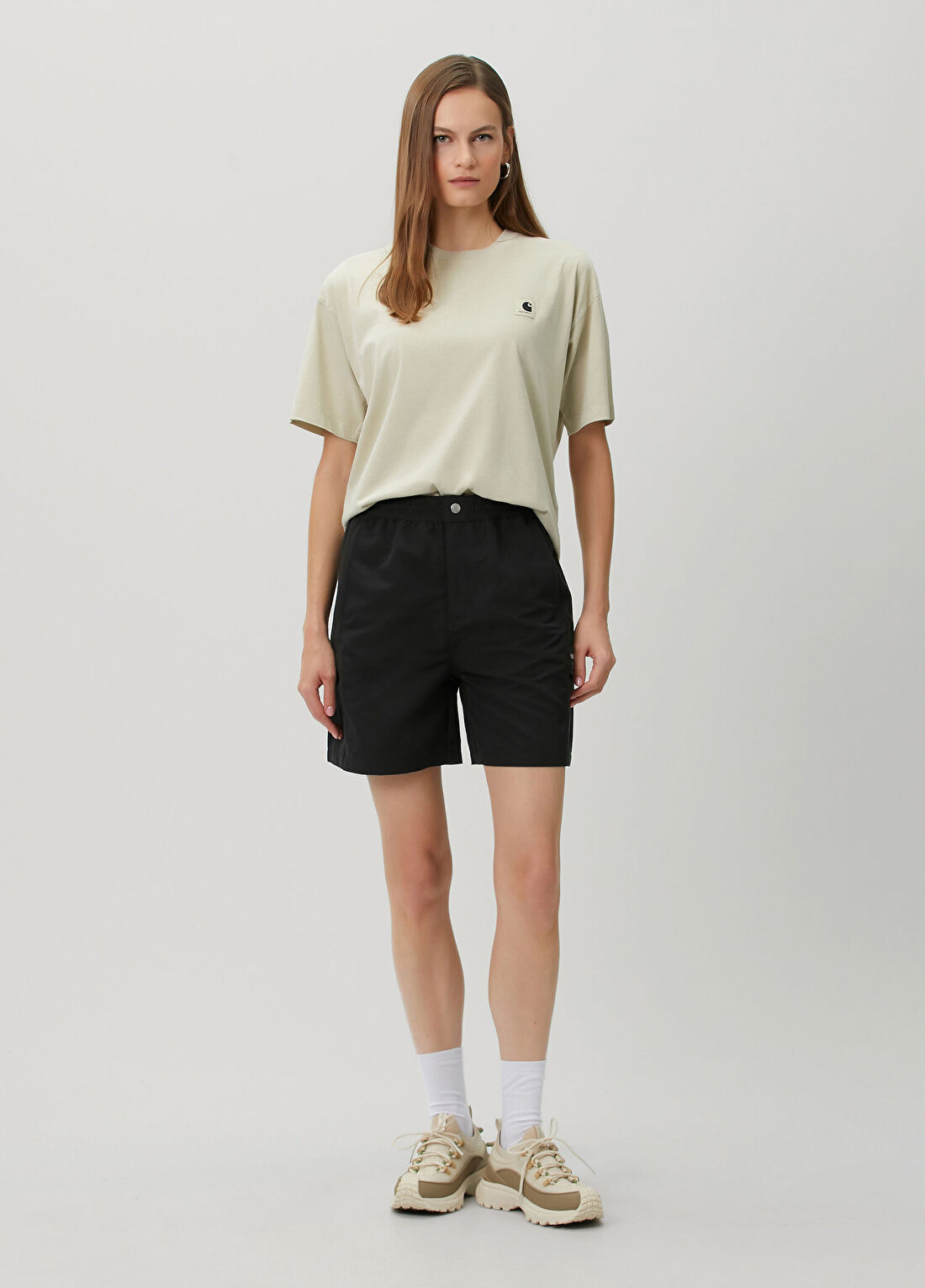 Carhartt WIP Nelson Bej T-shirt görsel 2