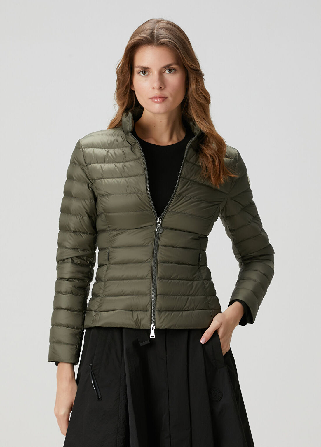 Moncler Igelle Haki Puff Mont