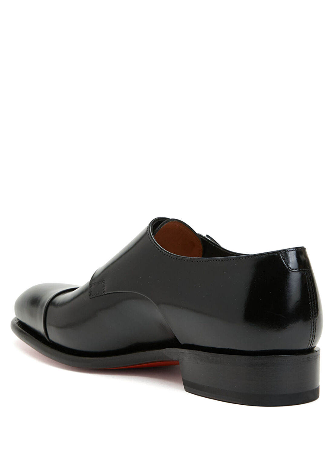 Santoni Siyah Erkek Deri Ayakkabı görsel 3