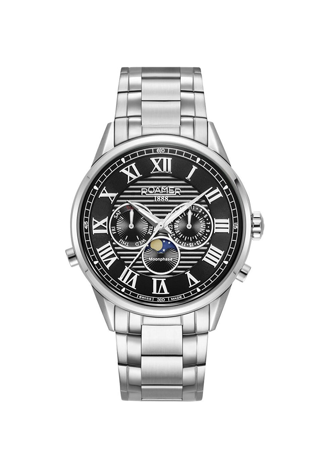 Roamer 513821-41-85-50 Gri Çelik Erkek Kol Saati