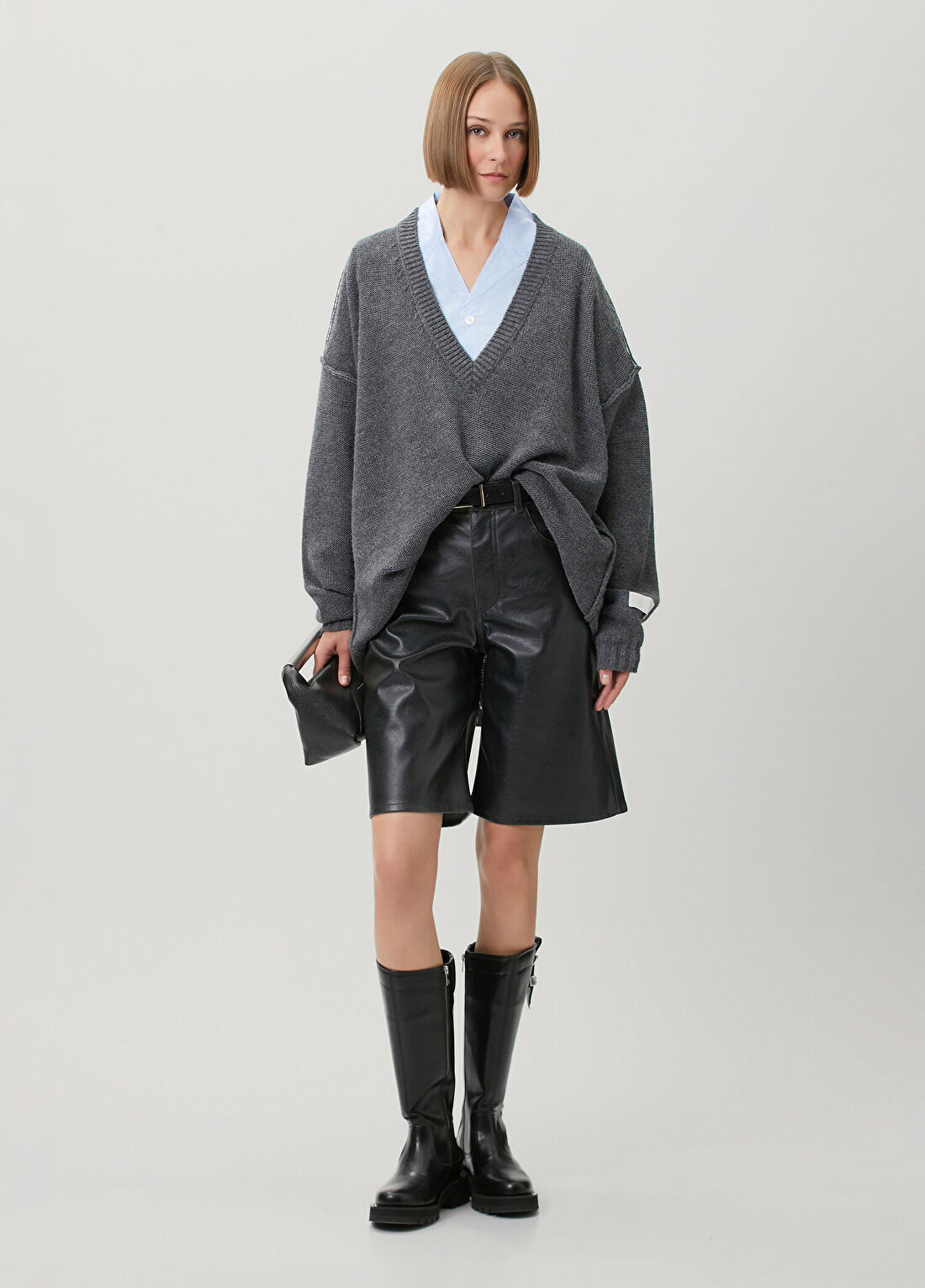 MM6 Maison Margiela Siyah Bermuda