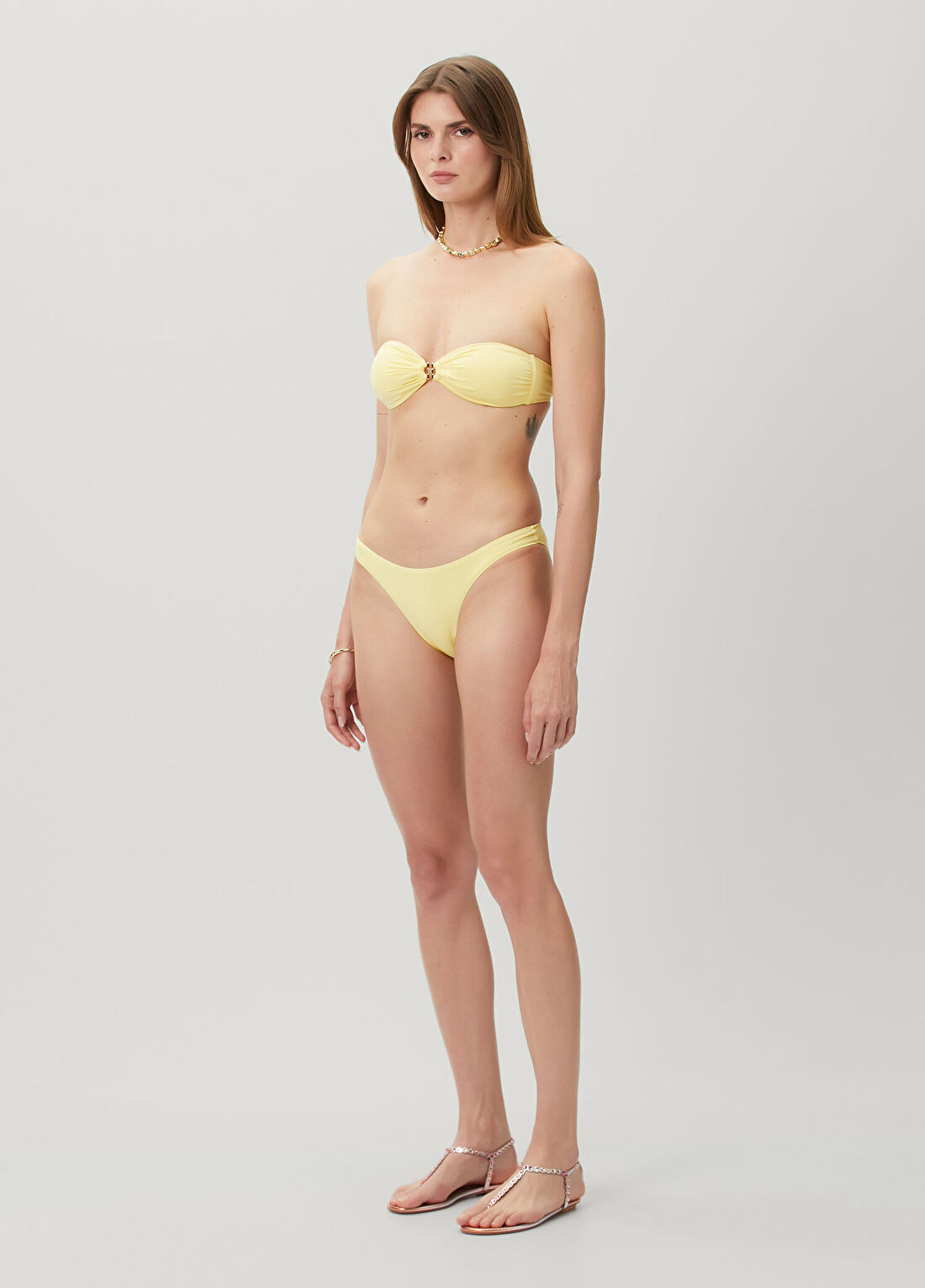 Melissa Odabash İstanbul Sarı Bikini Üstü görsel 2