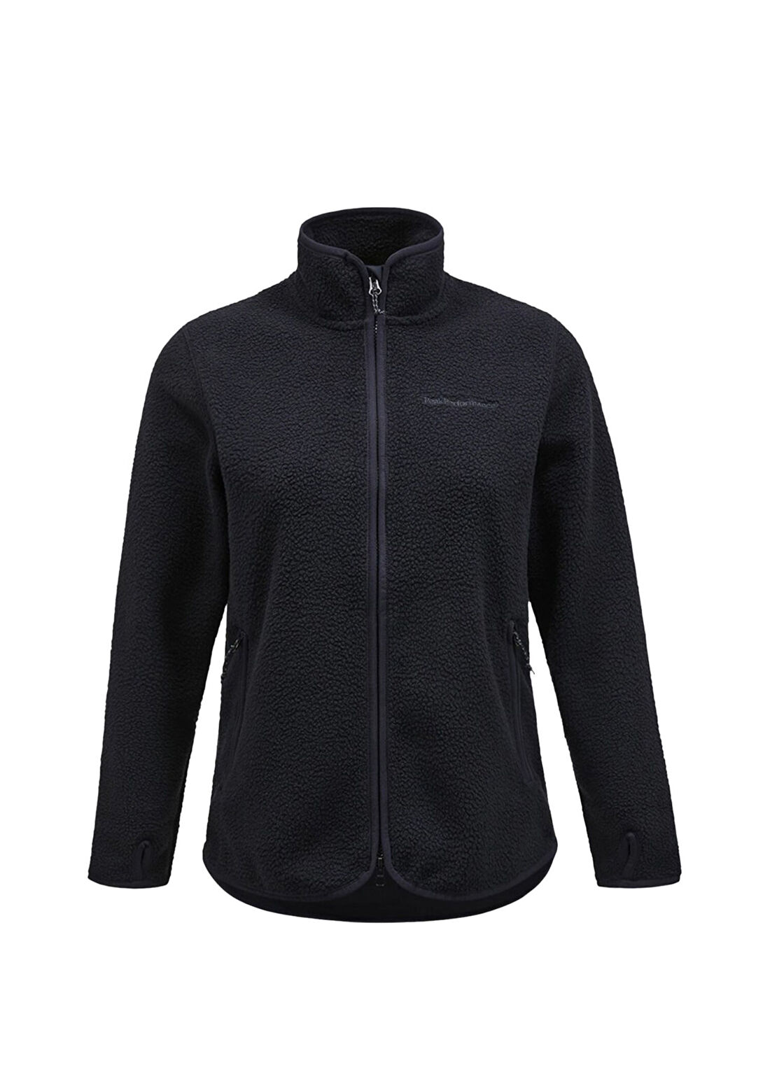 Peak Performance Pile Zip Fleece Siyah Fermuarlı Kadın Polar
