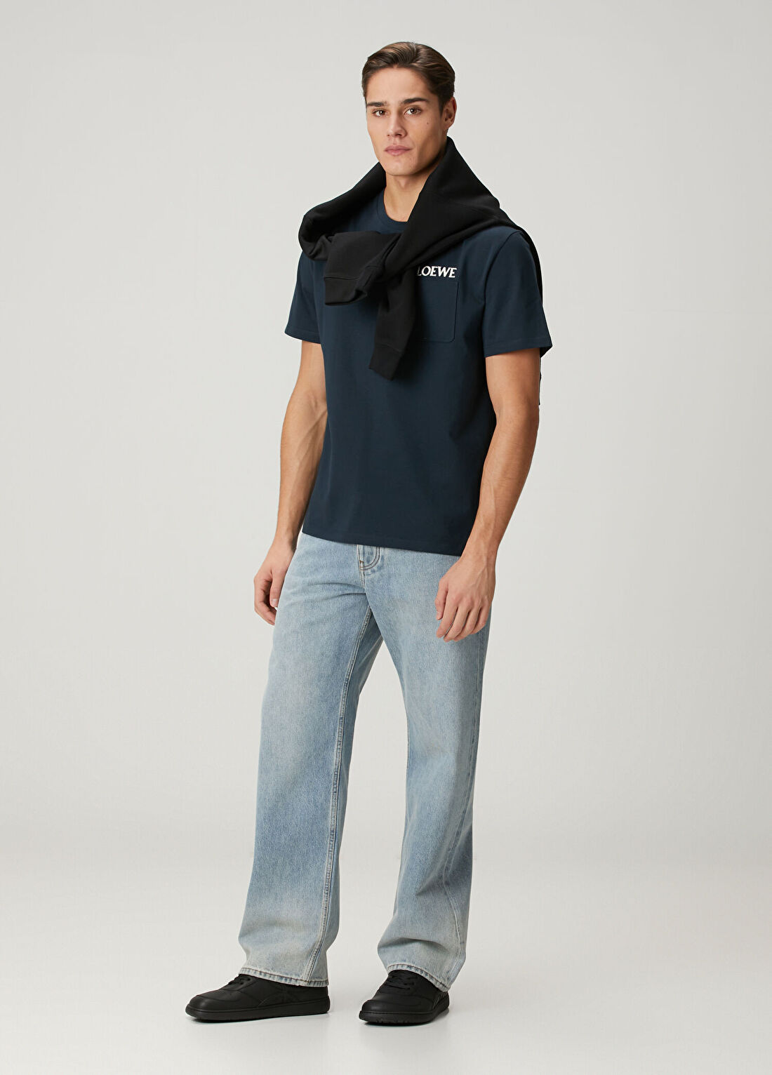 Loewe Relaxed Fit Lacivert T-shirt görsel 2
