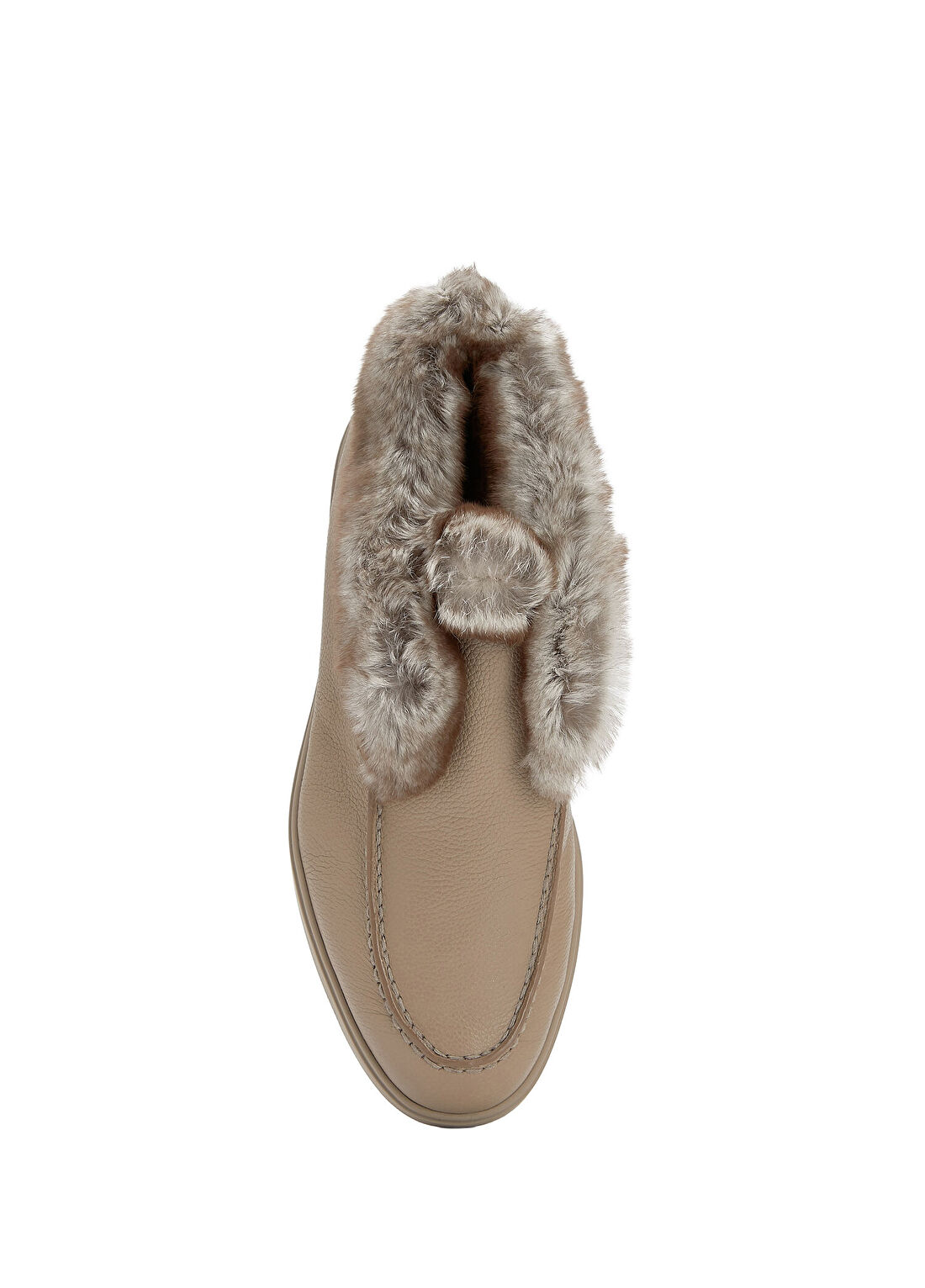 Santoni Vizon Kadın Deri Loafer görsel 4