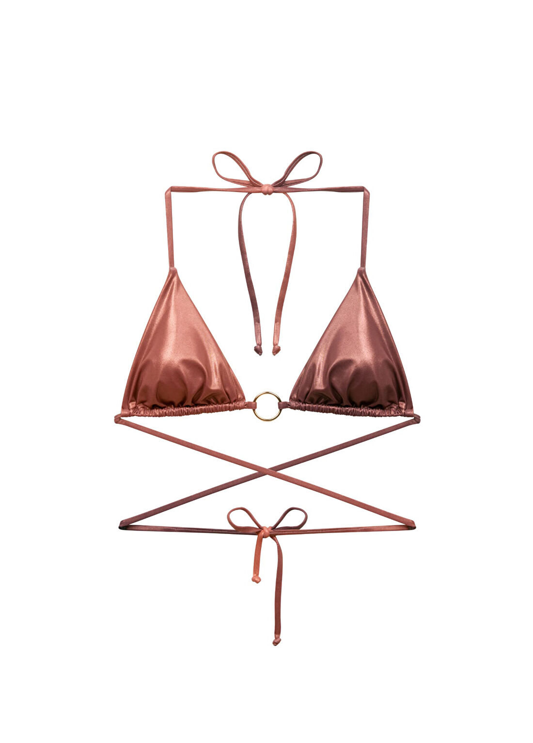 Fifth Sense Marco Endless Love Top Kahverengi Kadın Bikini Üstü