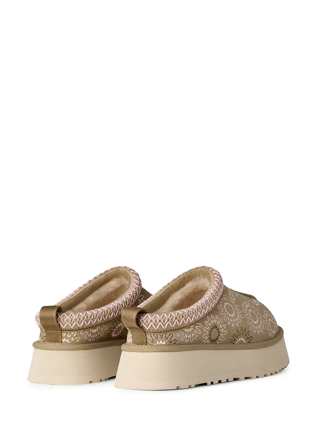 Ugg Tazz Sun Stitch Kadın Süet Terlik görsel 4