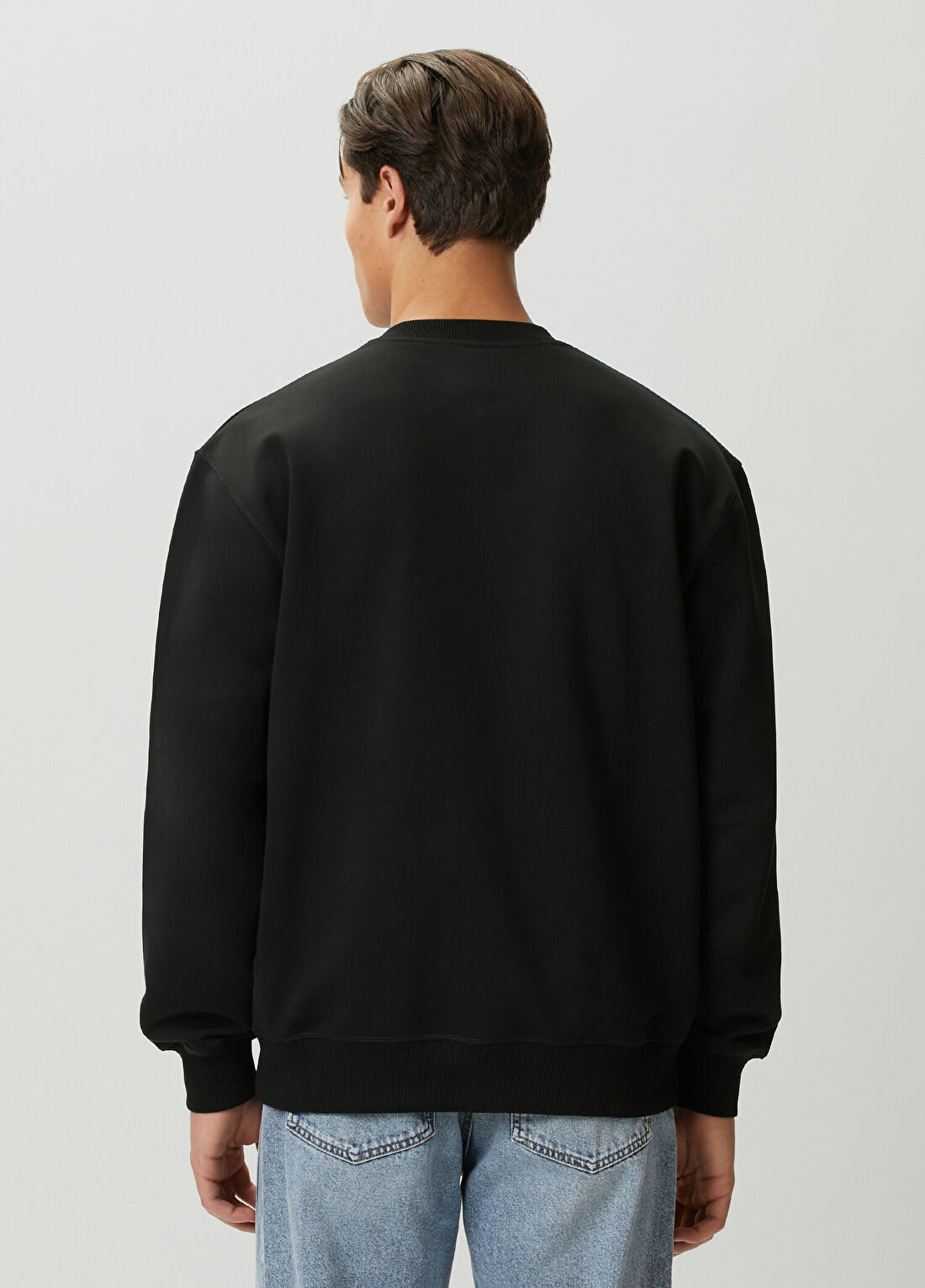 Balmain Siyah Logo Nakışlı Sweatshirt görsel 4