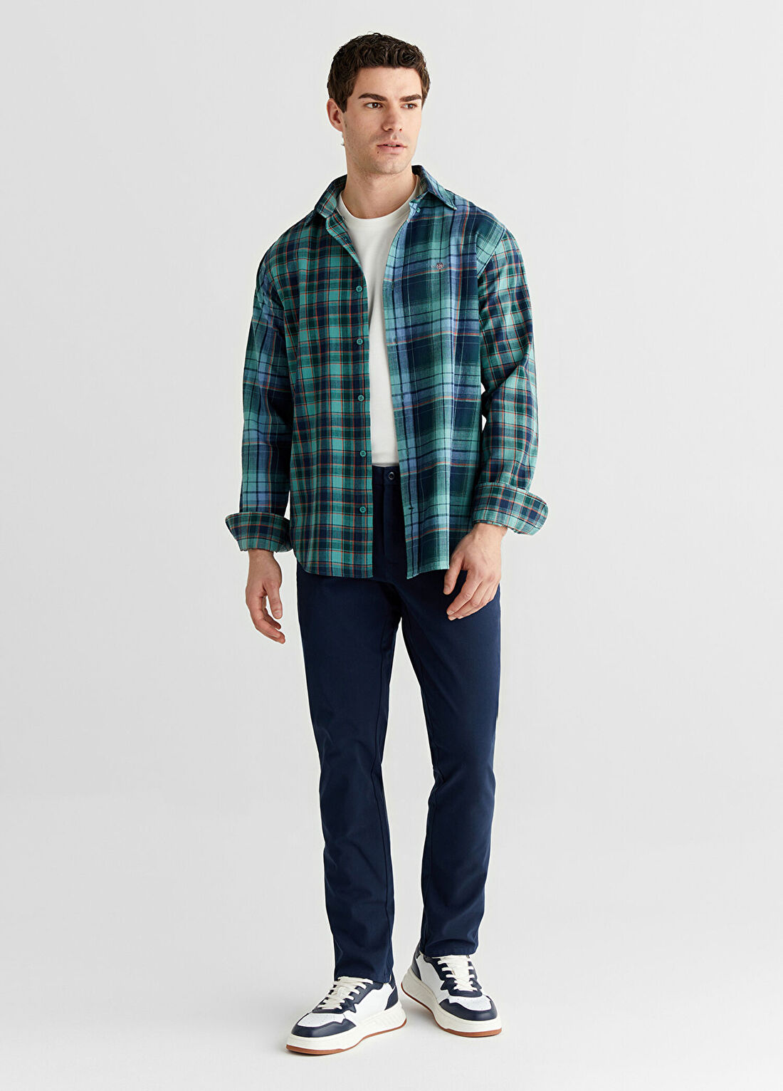 Gant Mavi Slim Fit Erkek Pantolon