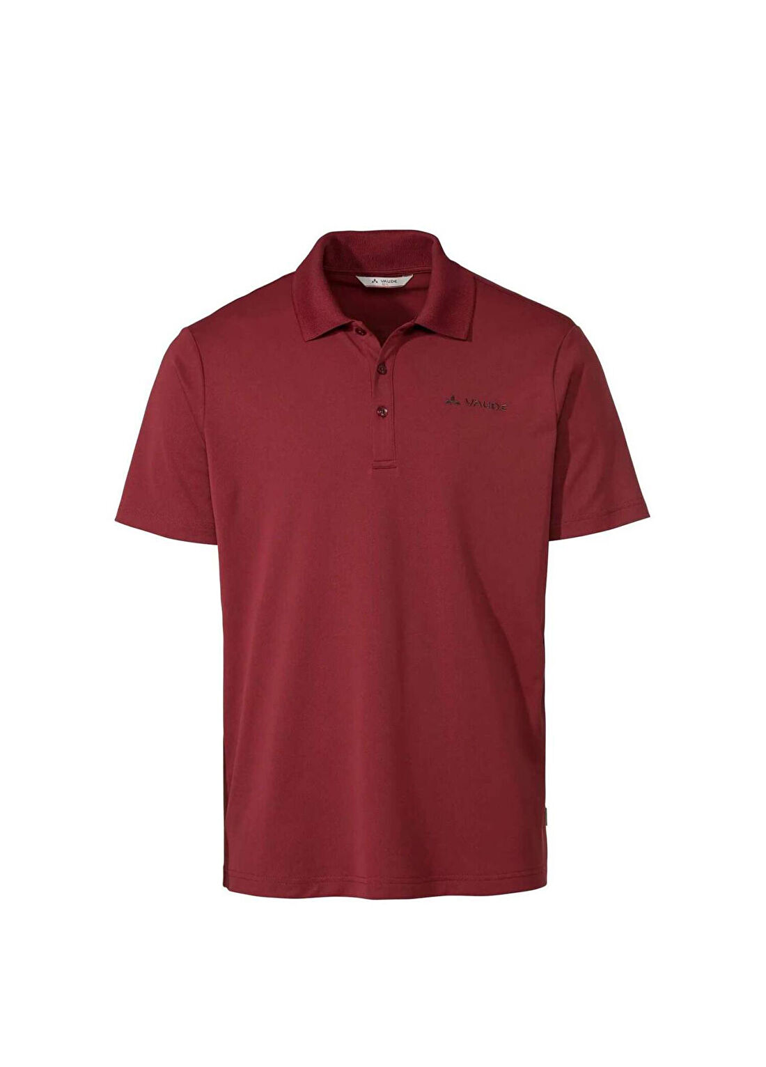 Vaude Essential Kırmızı Polo Yaka Kısa Kollu Erkek T-Shirt