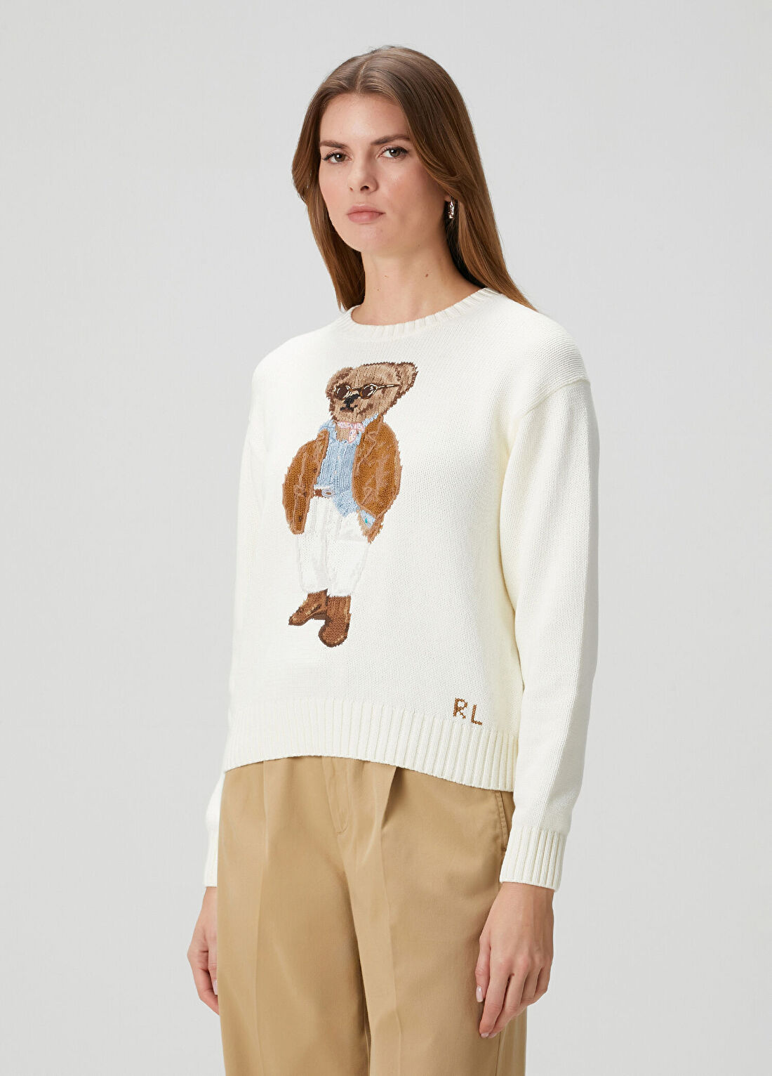 Polo Ralph Lauren Krem Triko görsel 3