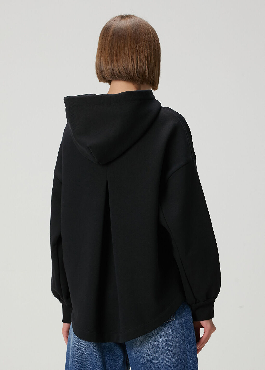 AllSaints Lovers Eli Siyah Sweatshirt görsel 4