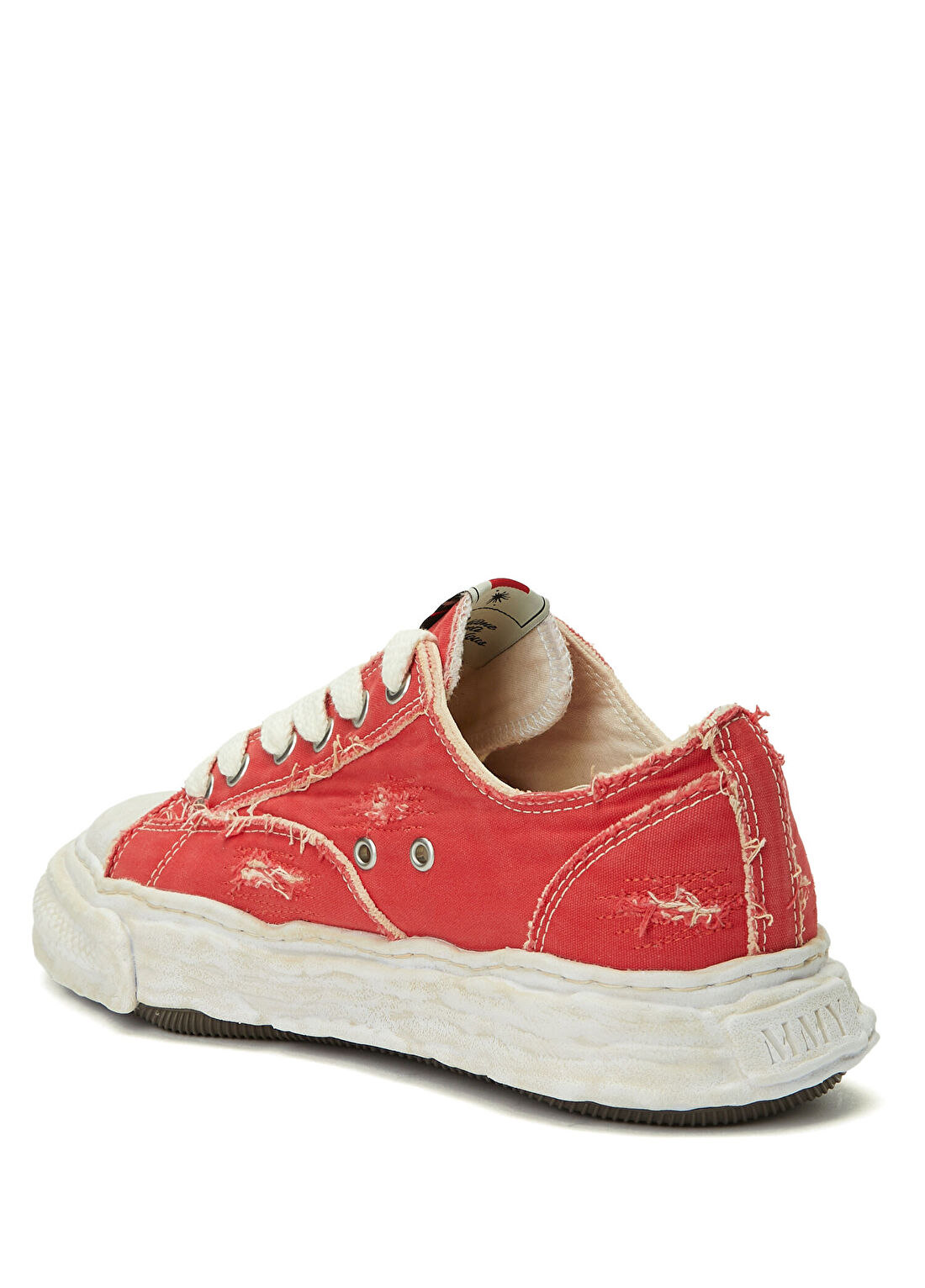 Maison Mihara Yasuhiro Peterson23 Kırmızı Erkek Kanvas Sneaker görsel 3