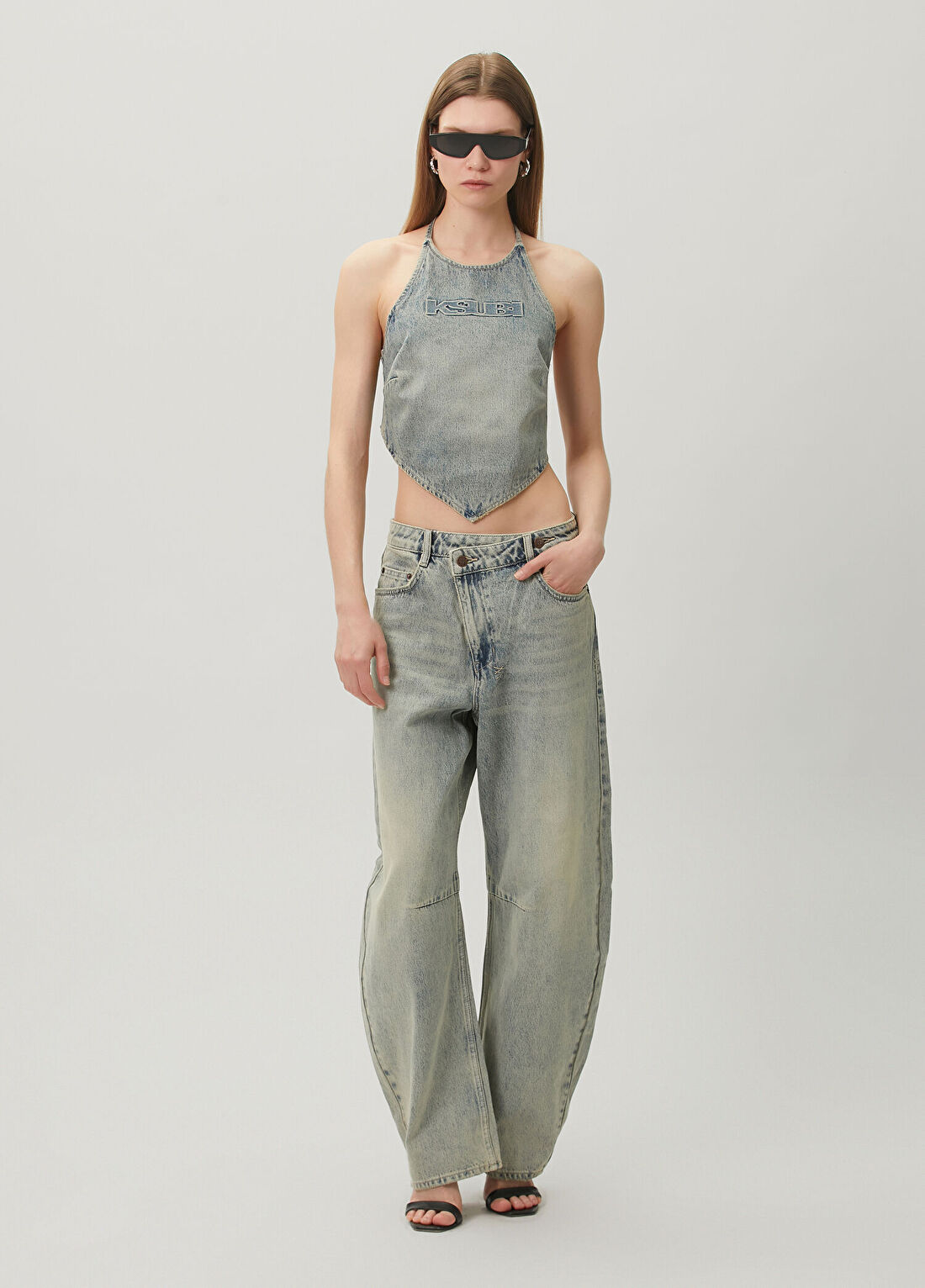 KSUBI Mavi Denim Bluz görsel 2