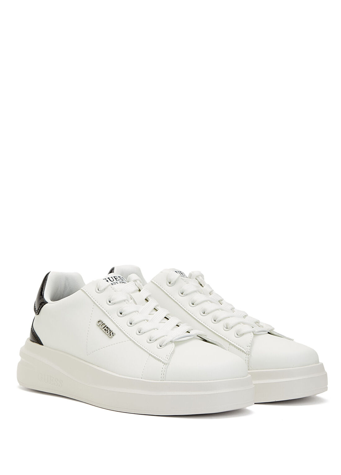 Guess Elbina Beyaz Kadın Deri Sneaker görsel 2