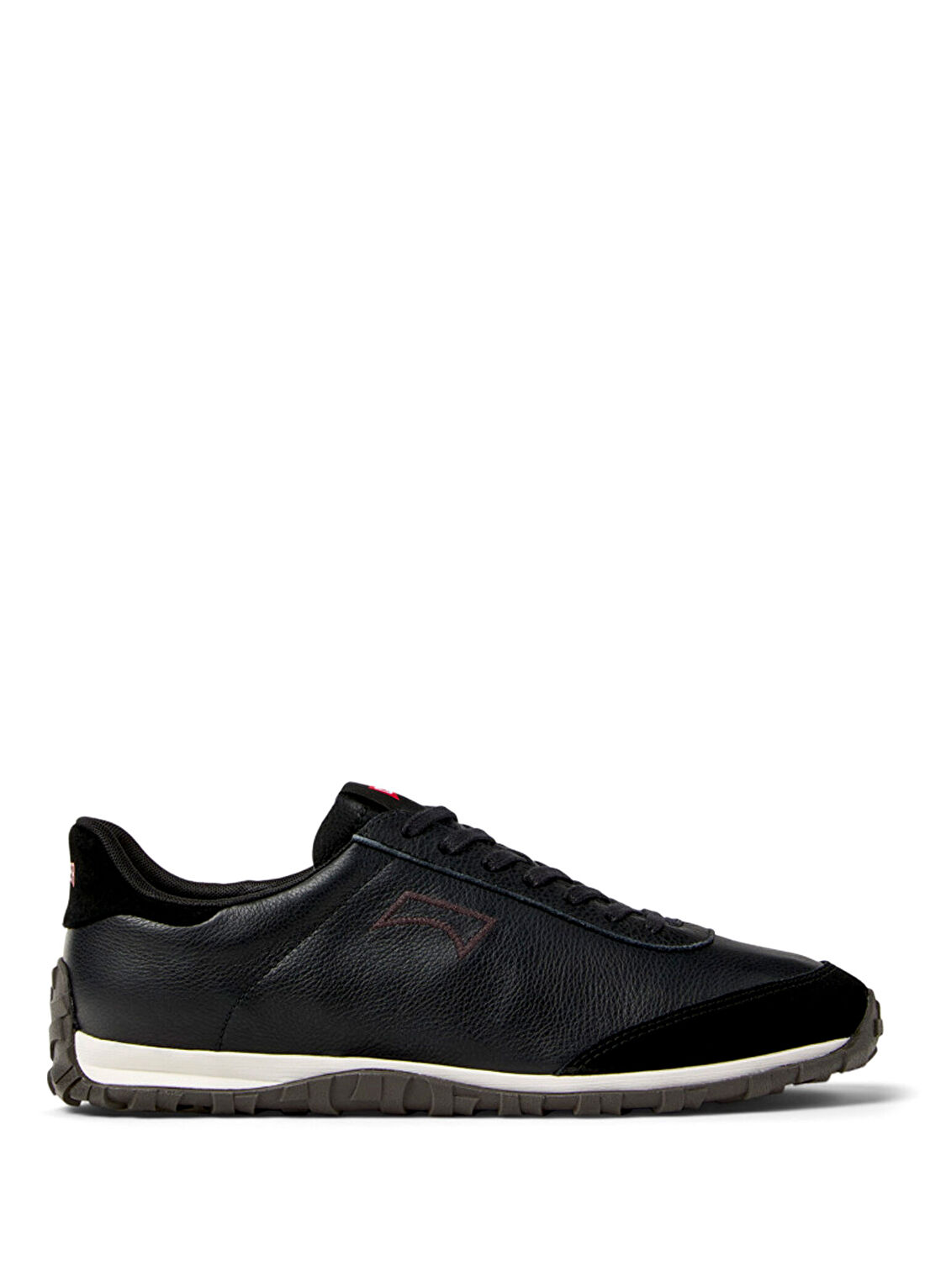 Camper Drift Siyah Deri ve Nubuk Erkek Sneaker K101097-002