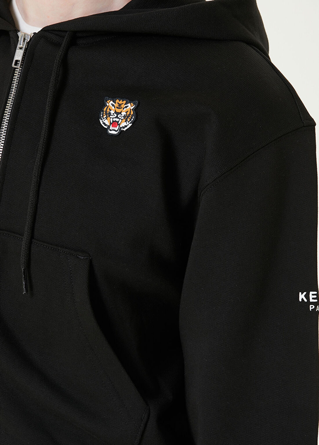 Kenzo Lucky Tiger Siyah Kapüşonlu Sweatshirt görsel 4