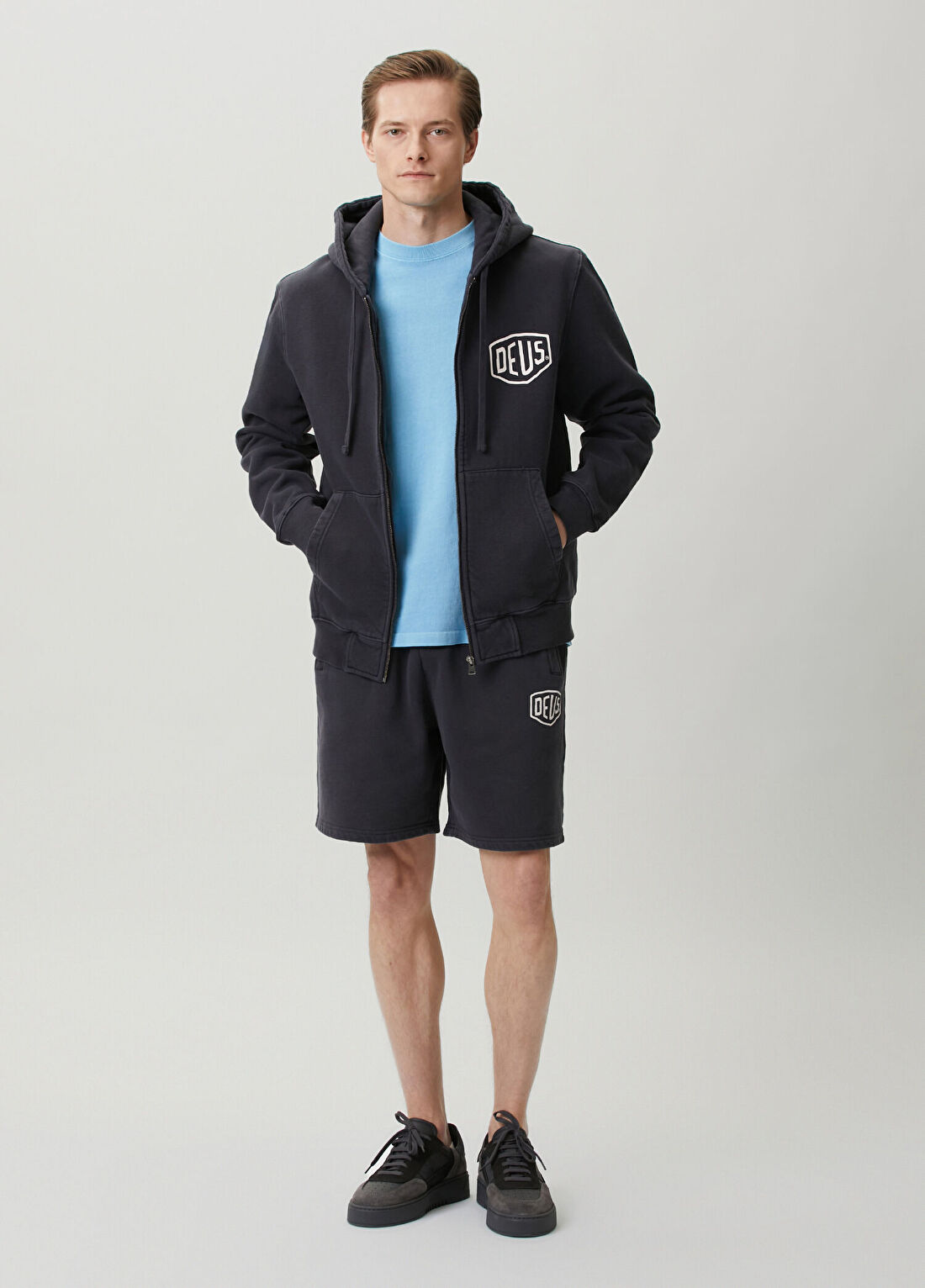 Deus Ex Machina Siyah Kapüşonlu Sweatshirt görsel 2