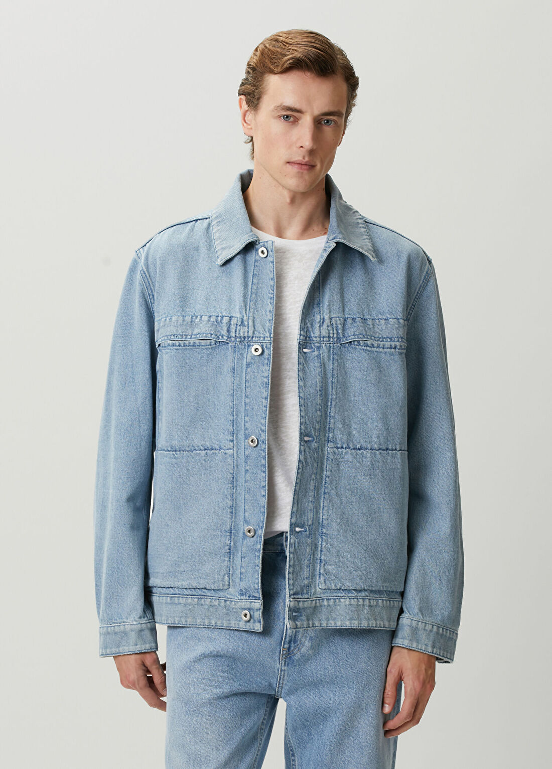 Jil Sander Mavi Denim Ceket