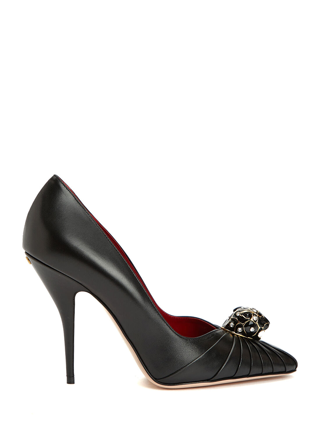 Valentino Garavani Siyah Deri Stiletto