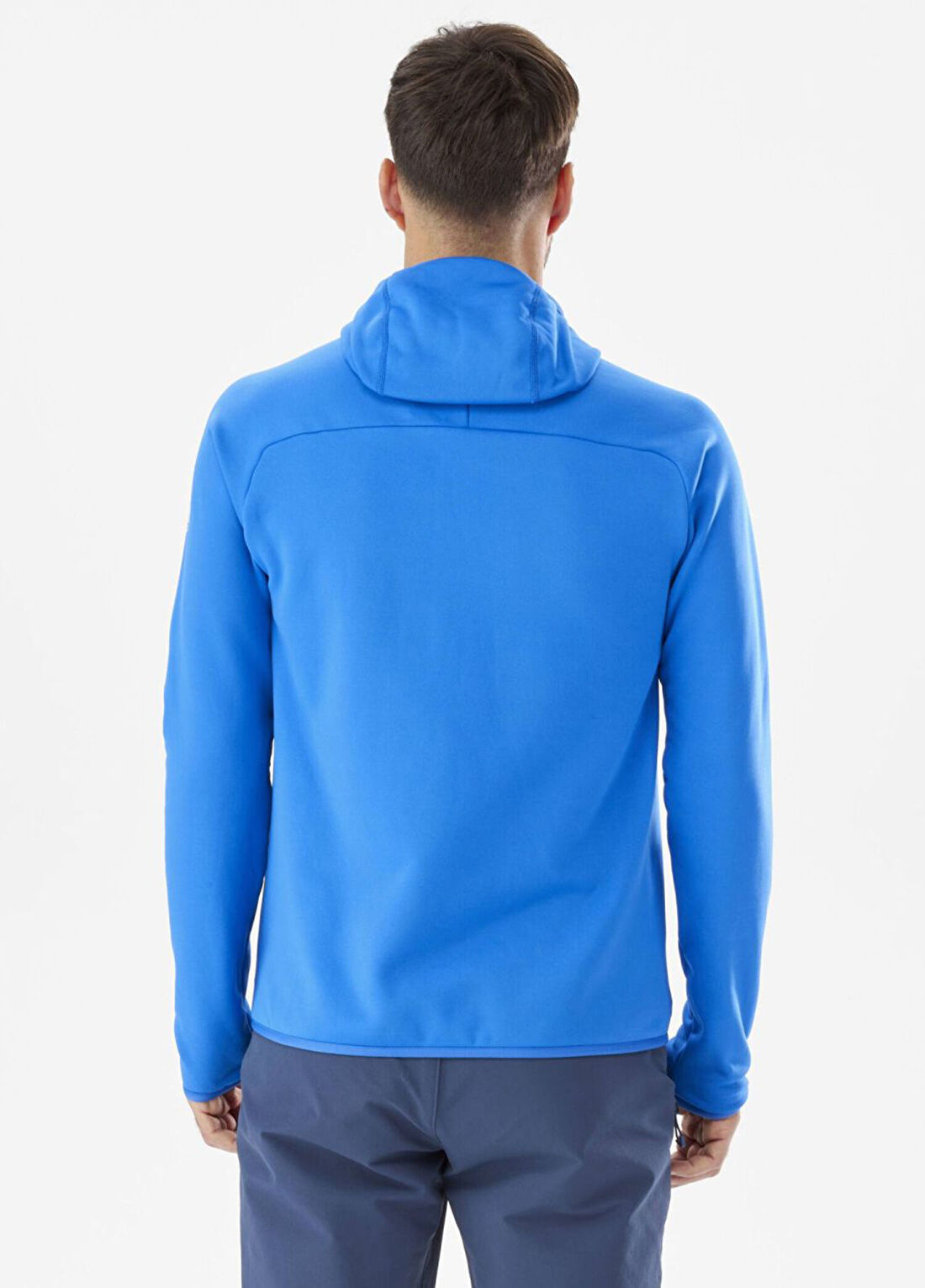 Millet Seneca FL HD Mavi Polar Kapüşonlu Erkek Spor Ceket MIV10336 görsel 3