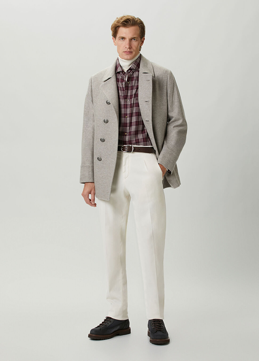 Brunello Cucinelli Camice Mor Gömlek görsel 2