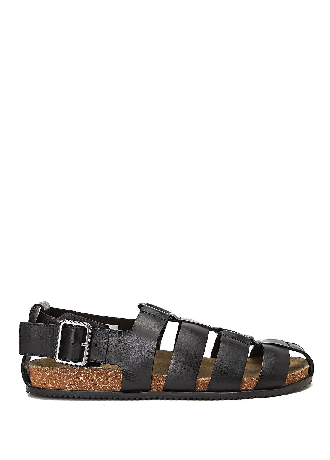 AllSaints Randal Ring Siyah Erkek Sandalet