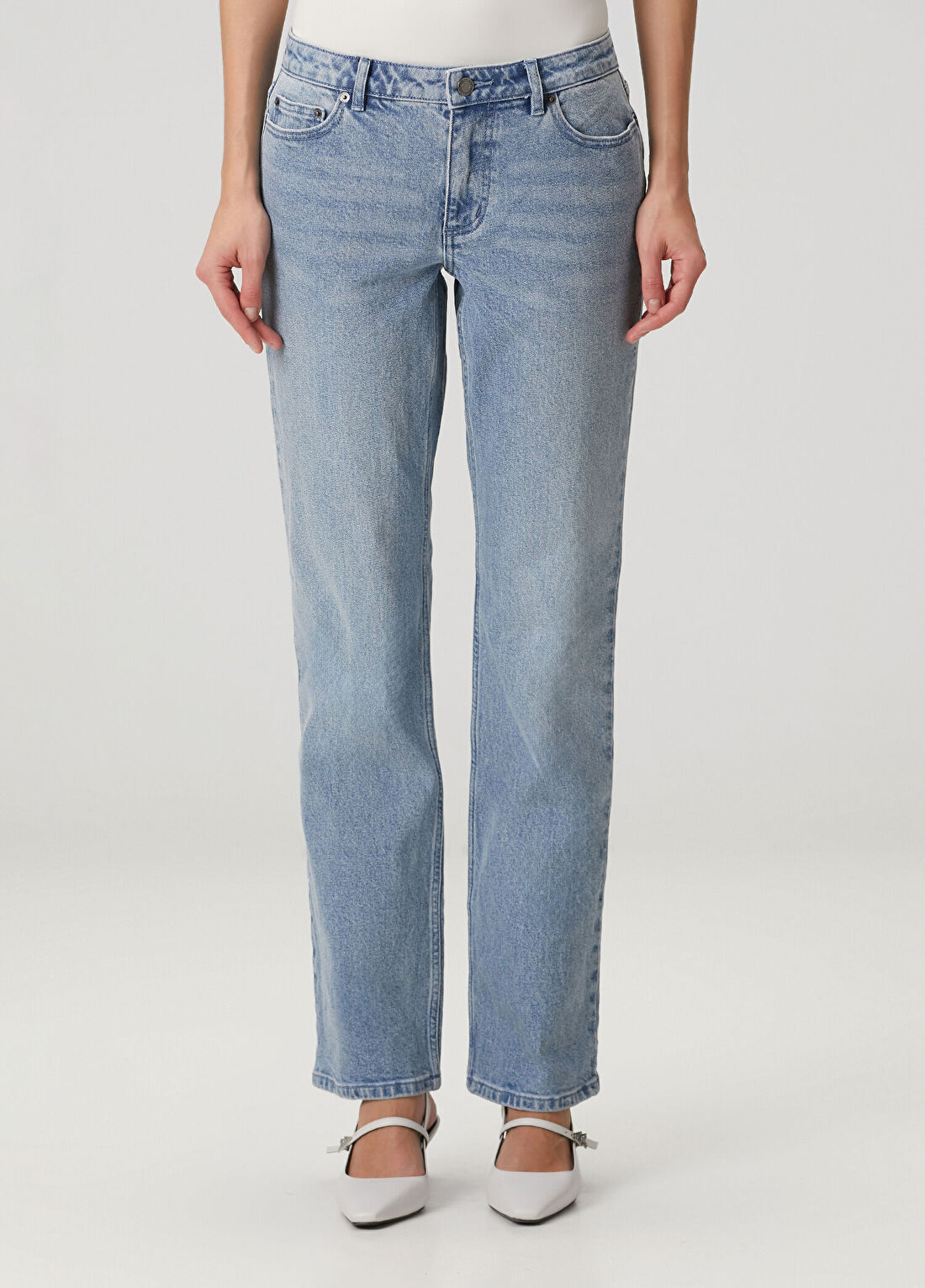 Michael Michael Kors Mavi Cigarette Jean Pantolon görsel 2