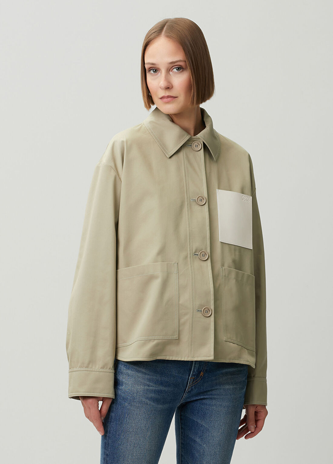 Loewe Workwear Açık Yeşil Ceket görsel 3